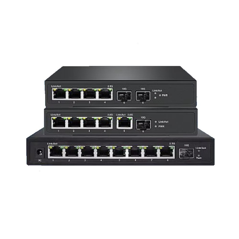 Managed Gigabit Poe Switch 8 Port 802.3At - 5-Port 8-Port 2.5G Web Management 802.3at