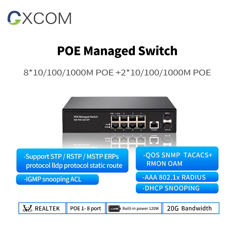 8 Port Gigabit L2 Managed Netw - Managed Gigabit Poe Switch 8 Port 802.3At ulasan dan harga